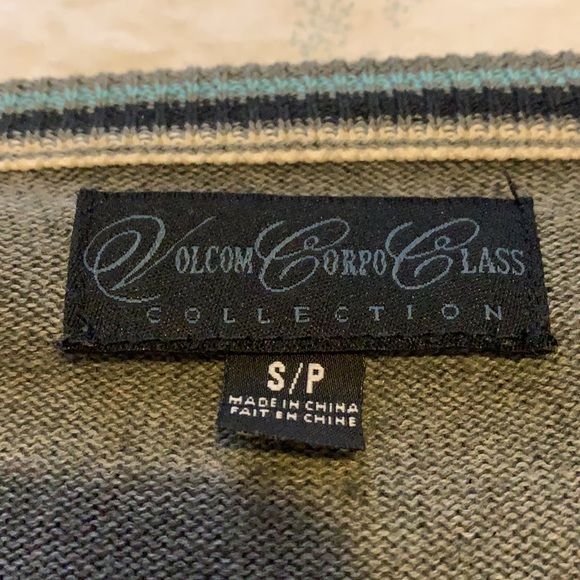 Volcom Men’s Small-Grey Crew Sweater - Picture 4 of 4